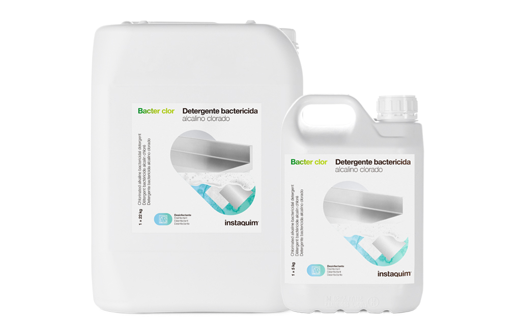 Bacter  Clor, Chlorinated alkaline bactericidal detergent