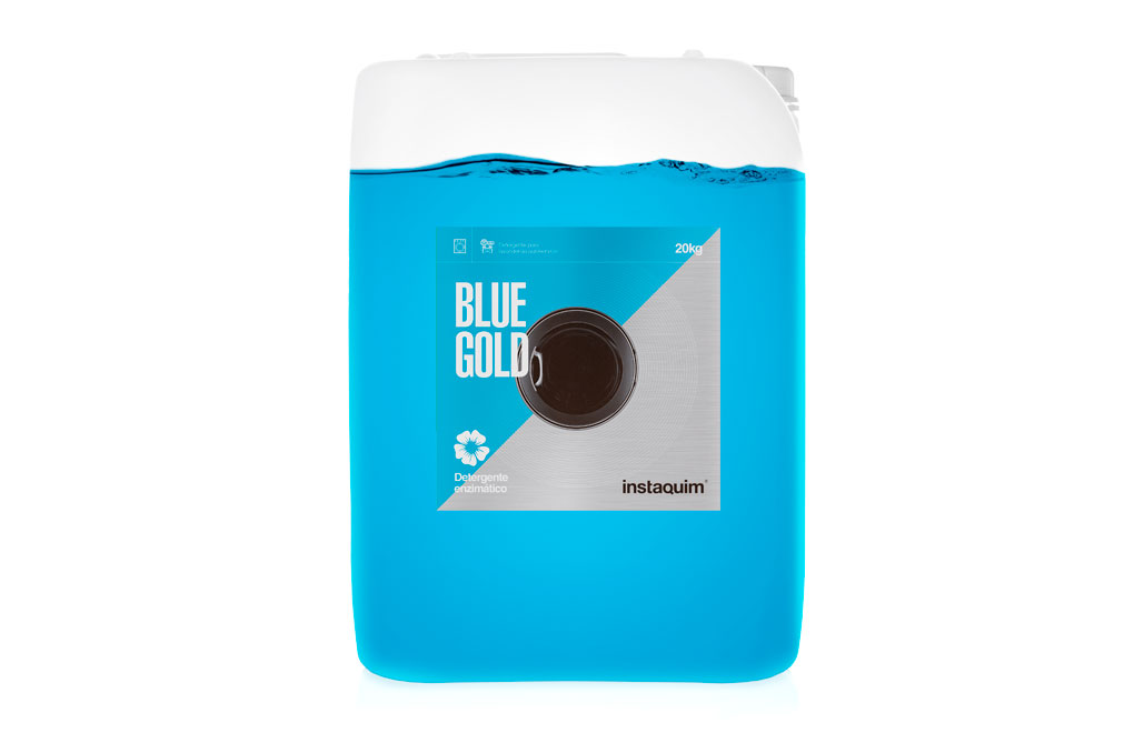 Bluegold, Detergente enzimático concentrado para lavanderías auto servicio