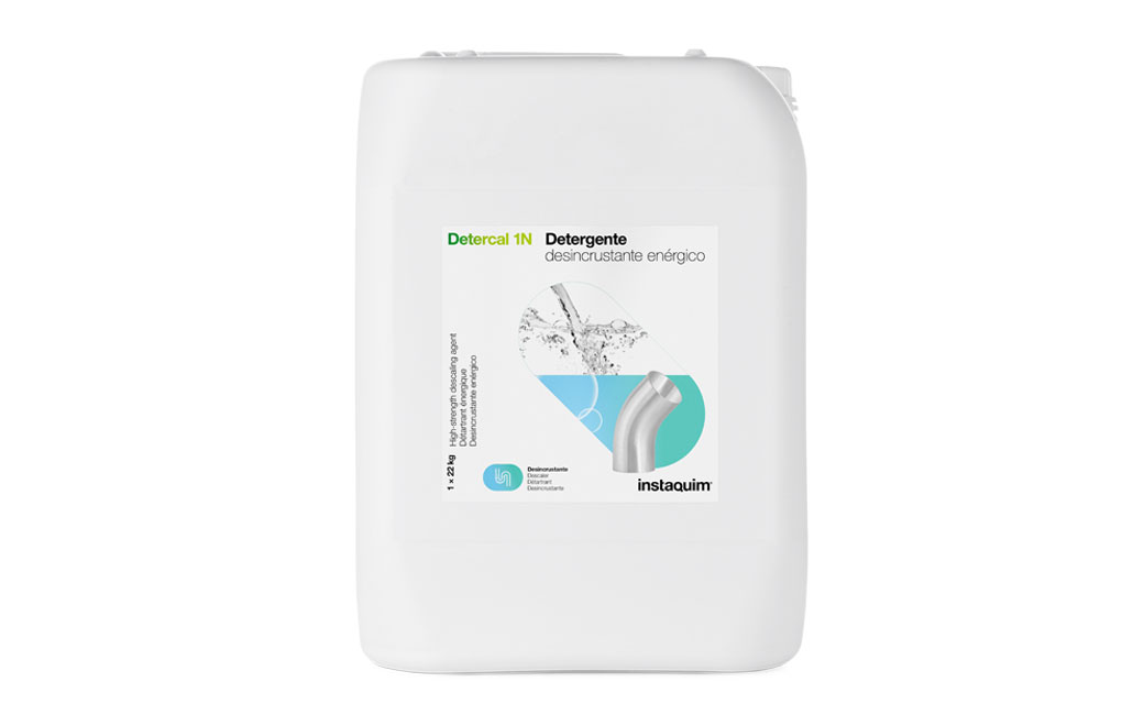 Detercal 1N, Acid detergent to remove scale and limescale deposits.