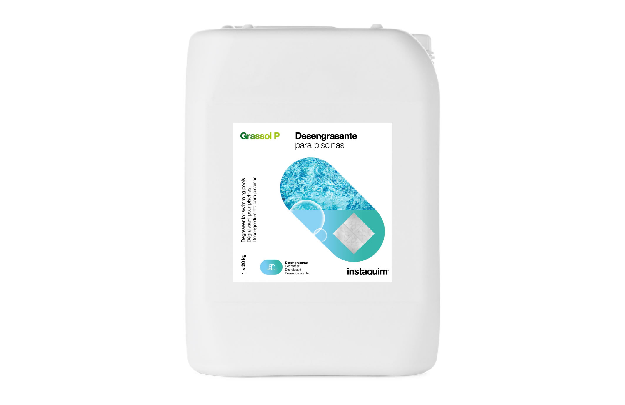 Grassol P, Detergent desengrassant per a piscines