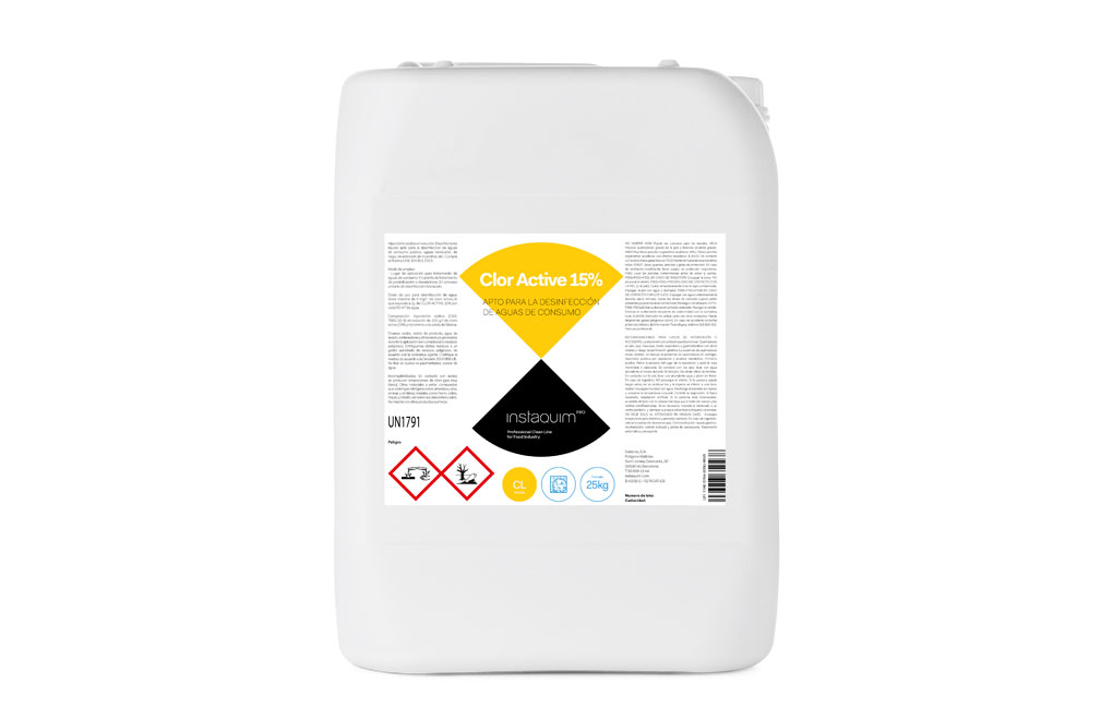 Clor Active 15%, Sodium hypochlorite solution
