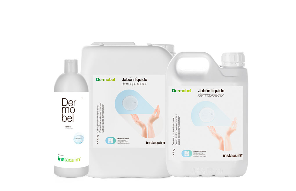 Dermobel, Gentle, protective body care liquid soap.